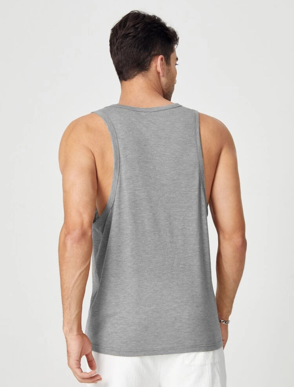 Manfinity Homme Hombres Top tank con estampado de flamenco