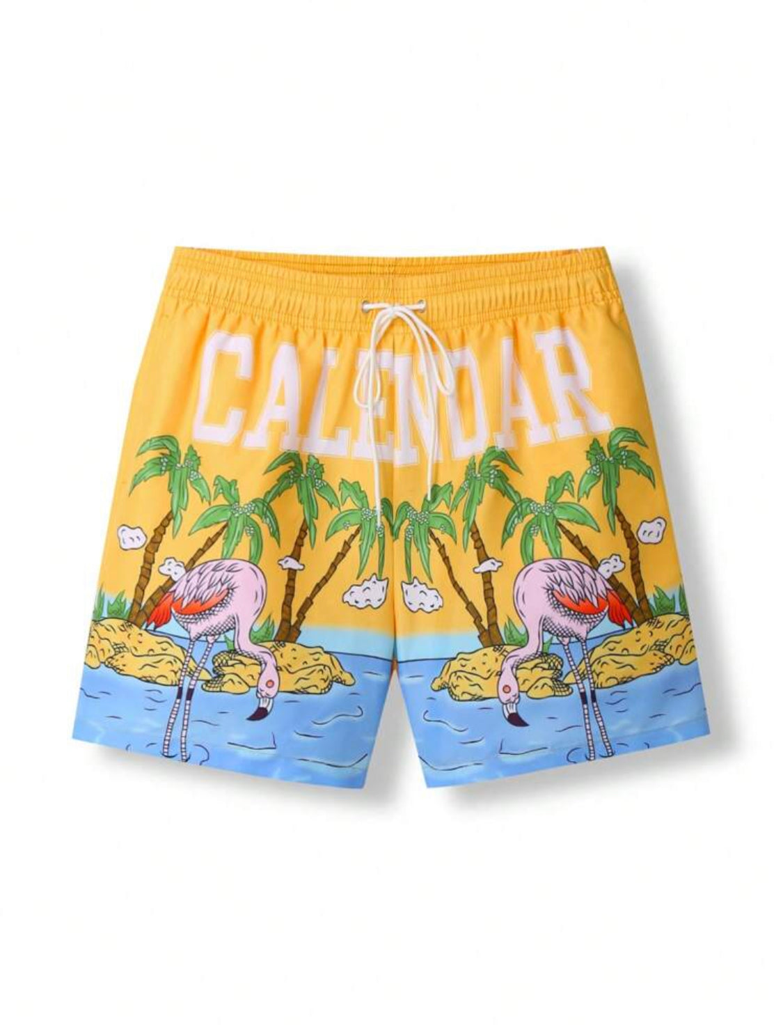 Manfinity Bañador Estampado De Playa Para Hombre