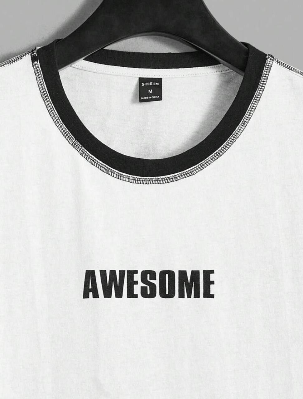 Remera Awesome con costura exterior