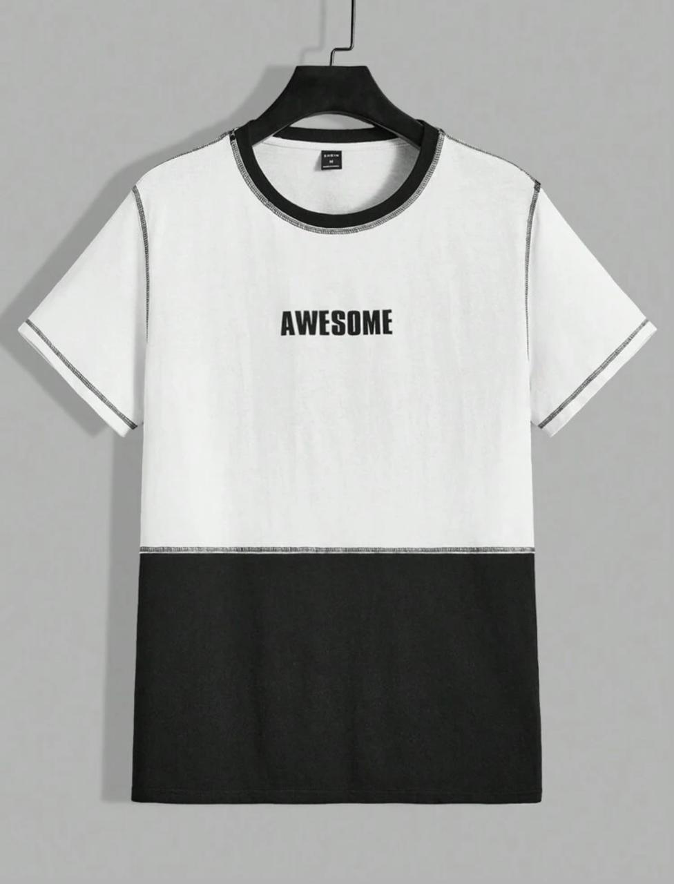 Remera Awesome con costura exterior